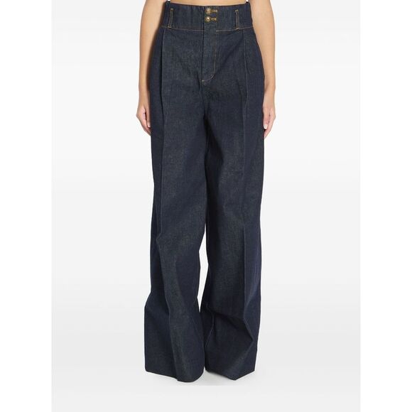 Zimmermann Women Wide-Leg Denim Jeans - Picture 1 of 4